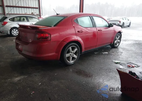 2012 Dodge Avenger Se from USA, damaged, VIN 1C3CDZAB2CN141637